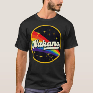 T-shirt Nakano Rainbow Dans L'Espace Style Vintage