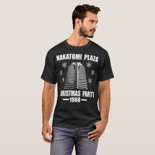 T-shirt Nakatomi Plaza Christmas Party 1988 (Devant entier)