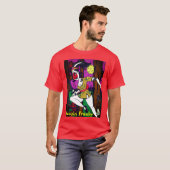 T-shirt Nakatsu combattant les ninjas (Devant entier)