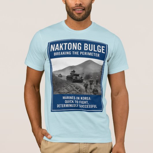 T-shirt Naktong Bulge - Briser le périmètre (Devant)