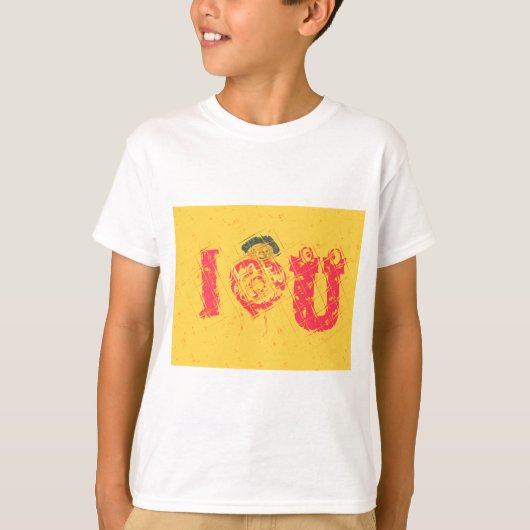 T-shirt Nakupenda - I Love U Swahili Mot Texte Signifiant (Devant)