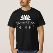 T-shirt Namastay En Lit (Devant)