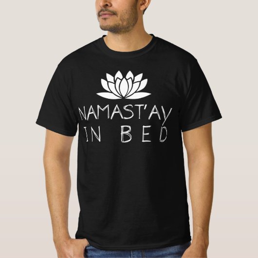 T-shirt Namastay En Lit (Devant)