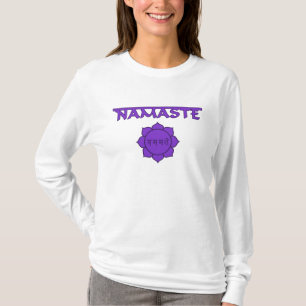 T-shirt Namaste avec Lotus et Sanskrit