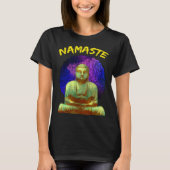 T-shirt Namaste Buddha in Space (Devant)