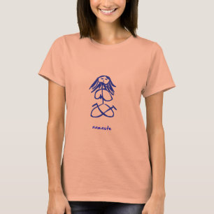T-shirt Namaste de fille de yoga