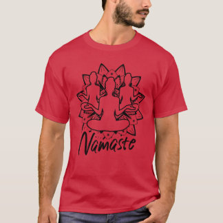 T-shirt Namaste de réflexologie hilarant Méditation Workou