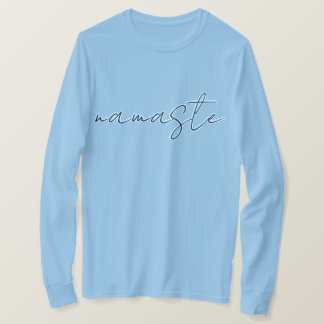 T-shirt namaste élégante typographie