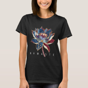 T-shirt Namaste Fleur de Lotus Bouddhisme Zen Yogi Bouddhi