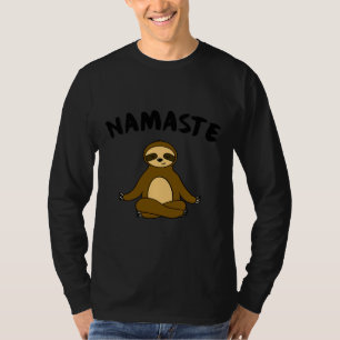 T-shirt Namaste Funny mignon Sloth Yoga Pose Sloth Yoga Ph