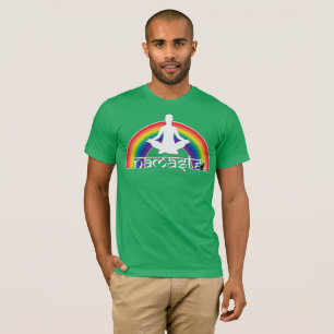 T-shirt Namaste Intentions Arc-en-Ciel