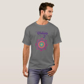 T-shirt Namaste Mandala Boho Design (Devant entier)