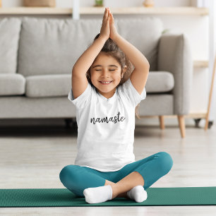 T-shirt Namaste Méditation Spirituelle Moderne Enfants Y