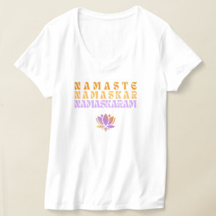 T-shirt Namaste Namaskar Namaskaram Design graphique