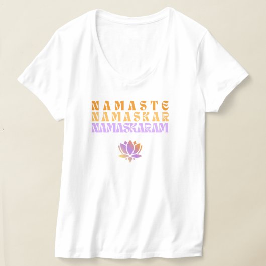 T-shirt Namaste Namaskar Namaskaram Design graphique (Poser)