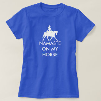 T-SHIRT NAMASTE SUR MON CHEVAL
