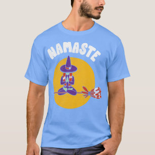 T-shirt Namaste Witch Halloween Yoga Halloween Asanas pour