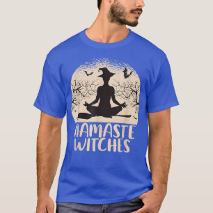 T-shirt Namaste Witches Yoga Dit sorcière mème 