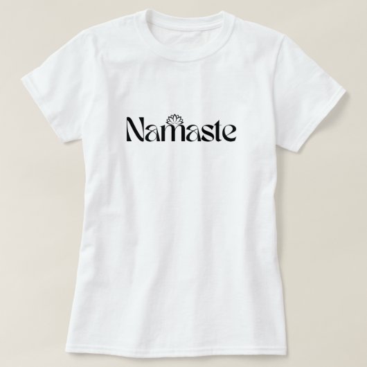 T-shirt Namaste yoga (Design devant)