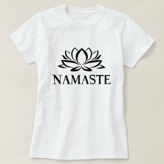 T-shirt Namaste Yoga Lotus (Design devant)