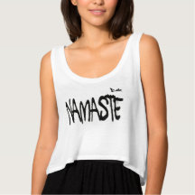 NAMASTE YOGA SHIRT AVEC FLEURS DE VIE EN ARRIÈRE I