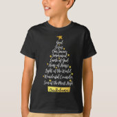 T-shirt Names Of Jesus Christian Faith Christmas Tree (Devant)