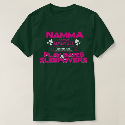 T-shirt Namma Grandmafor Mothers Day (Design devant)