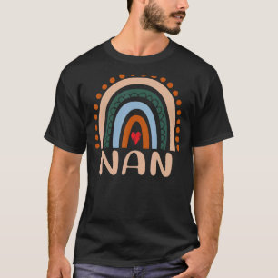 T-shirt Nan Rainbow Grandma Cute Mothers Day Nan