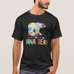 T-shirt Nana Bear Floral
