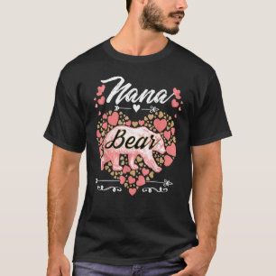 T-shirt Nana Bear for Women mignonne Mère's Day and Birthd