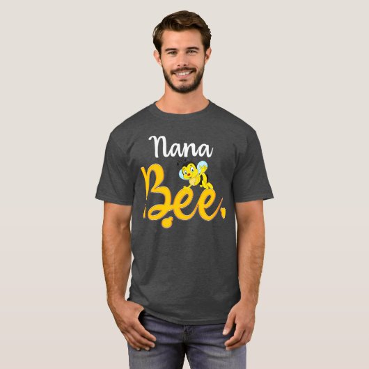 T-shirt Nana Bee Matching Family First Bee Day (Devant entier)