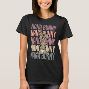 T-shirt Nana Bunny Cute Rabbit Famille Correspondant Pâque