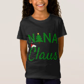 T-Shirt Nana Claus - Daddy Claus Baby Claus Mama Claus Paj (Devant)