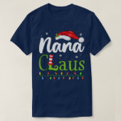T-shirt Nana Claus Funny Grand-mère Père Noël Pyjamas Noël (Design devant)