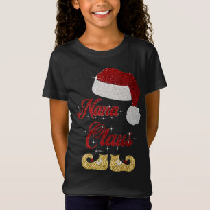 T-Shirt Nana Claus Matching Family Group Noël X-mas G