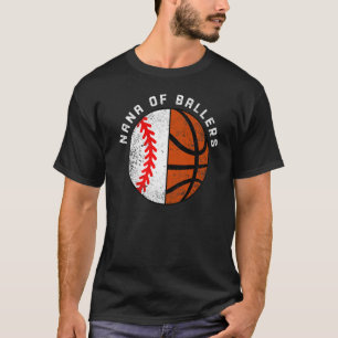 T-shirt Nana De Ballers Baseball Basketball Nana