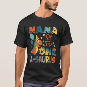 T-shirt Nana De Celui A Saurus 2E Anniversaire Dinosaur Pa