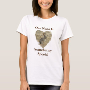 T-shirt Nana De Grand-Enfants Animal Pun Adorable Bunny