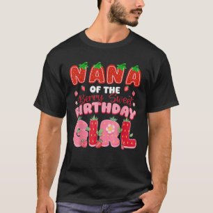 T-shirt Nana de la fille d'anniversaire aux fraises sucrée