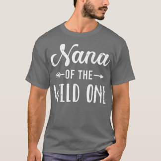 T-shirt Nana de la fille sauvage qui correspond à la famil