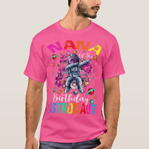 T-shirt Nana De L'Anniversaire Astronaut Garçon Thème Espa