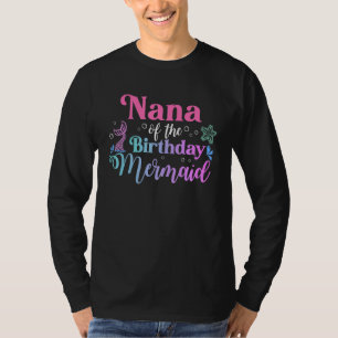 T-shirt Nana De L'Anniversaire De La Famille Correspondant