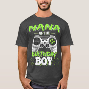 T-shirt Nana de l'Anniversaire Garçon Matching Family Vidé