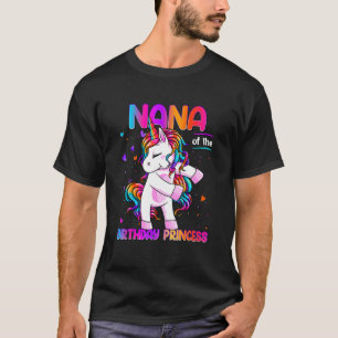T-shirt Nana de l'Anniversaire Princesse fille Dabbing lic
