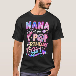 T-shirt Nana des filles d'anniversaire de la K-Pop Amour d