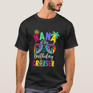T-shirt Nana du bateau de croisière d'anniversaire de la f