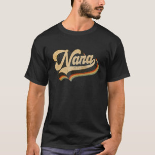 T-shirt Nana Grand-mère 60's Amour 70's Vintage Danse Disc