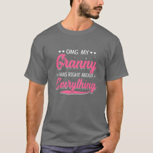 T-shirt Nana Leopard Messy Bun Mot