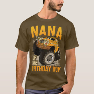 T-shirt Nana of the Birthday Boy Monster Truck Birthday Gr