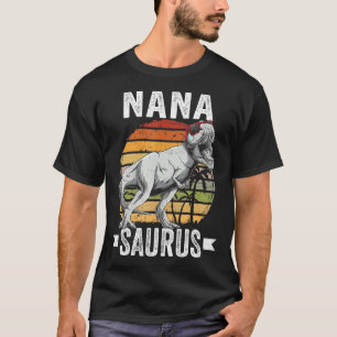 T-shirt Nana Saurus Dinosaur Nanasaurus Family Matching T
